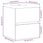 Set de muebles de baño 2 pzas madera contrachapada roble Sonoma von , Badezimmermöbel - Ref: Foro24-3325032, Preis: 121,24 €,...