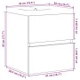 Set de muebles de baño 2 pzas madera contrachapada roble Sonoma von , Badezimmermöbel - Ref: Foro24-3325032, Preis: 122,88 €,...