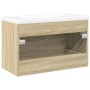 Set de muebles de baño 2 pzas madera contrachapada roble Sonoma von , Badezimmermöbel - Ref: Foro24-3325047, Preis: 205,32 €,...