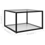 Transparenter Couchtisch aus gehärtetem Glas, 60 x 60 x 35 cm von vidaXL, Couchtisch - Ref: Foro24-322887, Preis: 84,70 €, Ra...