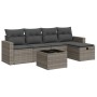 Set de muebles de jardín 6 pzas y cojines ratán sintético gris von , Gartensets - Ref: Foro24-3325376, Preis: 362,62 €, Rabat...