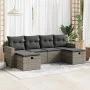 Set de muebles de jardín 6 pzas y cojines ratán sintético gris von , Gartensets - Ref: Foro24-3325426, Preis: 357,35 €, Rabat...