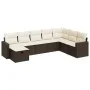 Set sofás de jardín 8 piezas y cojines ratán sintético marrón von , Gartensets - Ref: Foro24-3325439, Preis: 503,98 €, Rabatt: %