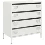 Aparador de acero laminado en frío blanco 68x39x73,5 cm von , Sideboards - Ref: Foro24-851291, Preis: 95,77 €, Rabatt: %
