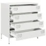 Aparador de acero laminado en frío blanco 68x39x73,5 cm von , Sideboards - Ref: Foro24-851291, Preis: 95,77 €, Rabatt: %