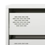 Aparador de acero laminado en frío blanco 68x39x73,5 cm by , Sideboards - Ref: Foro24-851291, Price: 97,36 €, Discount: %