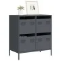 Aparador de acero laminado en frío antracita 68x39x73,5 cm de , Aparadores - Ref: Foro24-851258, Precio: 100,04 €, Descuento: %