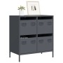 Aparador de acero laminado en frío antracita 68x39x73,5 cm by , Sideboards - Ref: Foro24-851258, Price: 100,99 €, Discount: %