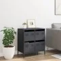 Aparador de acero laminado en frío antracita 68x39x73,5 cm de , Aparadores - Ref: Foro24-851258, Precio: 100,04 €, Descuento: %