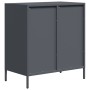 Aparador de acero laminado en frío antracita 68x39x73,5 cm by , Sideboards - Ref: Foro24-851258, Price: 100,99 €, Discount: %