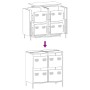 Aparador de acero laminado en frío antracita 68x39x73,5 cm by , Sideboards - Ref: Foro24-851258, Price: 100,99 €, Discount: %