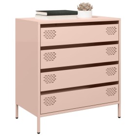 Aparador de acero laminado en frío rosa 68x39x73,5 cm von , Sideboards - Ref: Foro24-851287, Preis: 131,96 €, Rabatt: %