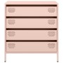 Aparador de acero laminado en frío rosa 68x39x73,5 cm von , Sideboards - Ref: Foro24-851287, Preis: 131,96 €, Rabatt: %
