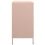 Aparador de acero laminado en frío rosa 68x39x73,5 cm by , Sideboards - Ref: Foro24-851287, Price: 130,27 €, Discount: %