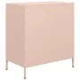 Aparador de acero laminado en frío rosa 68x39x73,5 cm by , Sideboards - Ref: Foro24-851287, Price: 130,27 €, Discount: %