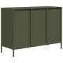 Aparador de acero laminado en frío verde oliva 101,5x39x73,5 cm de , Aparadores - Ref: Foro24-851266, Precio: 132,52 €, Descu...