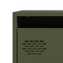 Aparador de acero laminado en frío verde oliva 101,5x39x73,5 cm by , Sideboards - Ref: Foro24-851266, Price: 133,75 €, Discou...