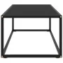 Mesa de centro negra con vidrio negro 100x50x35 cm de vidaXL, Mesas de centro - Ref: Foro24-322880, Precio: 77,60 €, Descuent...