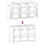 Aparador de acero laminado en frío verde oliva 101,5x39x73,5 cm by , Sideboards - Ref: Foro24-851266, Price: 133,75 €, Discou...