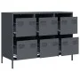 Aparador acero laminado en frío gris antracita 101,5x39x73,5 cm by , Sideboards - Ref: Foro24-851264, Price: 133,90 €, Discou...