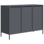 Aparador acero laminado en frío gris antracita 101,5x39x73,5 cm by , Sideboards - Ref: Foro24-851264, Price: 133,90 €, Discou...