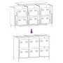 Aparador acero laminado en frío gris antracita 101,5x39x73,5 cm by , Sideboards - Ref: Foro24-851264, Price: 133,90 €, Discou...