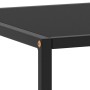 Mesa de centro negra con vidrio negro 100x50x35 cm de vidaXL, Mesas de centro - Ref: Foro24-322880, Precio: 82,73 €