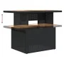 Set de sofás de jardín 6 piezas y cojines ratán sintético negro von , Gartensets - Ref: Foro24-3326988, Preis: 493,68 €, Raba...