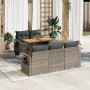 Set de muebles de jardín 6 pzas y cojines ratán sintético gris von , Gartensets - Ref: Foro24-3327105, Preis: 471,71 €, Rabat...