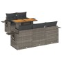 Set de muebles de jardín 6 pzas y cojines ratán sintético gris von , Gartensets - Ref: Foro24-3327105, Preis: 471,71 €, Rabat...