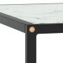 Schwarzer Couchtisch mit weißem Marmorglas 80x80x35 cm von vidaXL, Couchtisch - Ref: Foro24-322877, Preis: 61,41 €, Rabatt: %