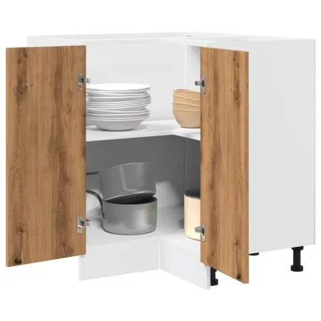 Armario cocina madera ingeniería roble artisan 75,5x75,5x81,5cm de , Armarios de cocina - Ref: Foro24-856096, Precio: 108,02 ...