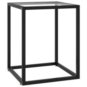 Couchtisch mit schwarzem Hartglas 40x40x50 cm von vidaXL, Couchtisch - Ref: Foro24-322907, Preis: 38,43 €, Rabatt: %