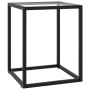 Mesa de centro con vidrio templado negra 40x40x50 cm de vidaXL, Mesas de centro - Ref: Foro24-322907, Precio: 38,43 €, Descue...