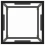 Coffee table with black tempered glass 40x40x50 cm by vidaXL, Coffee table - Ref: Foro24-322907, Price: 37,61 €, Discount: %