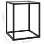 Coffee table with black tempered glass 40x40x50 cm by vidaXL, Coffee table - Ref: Foro24-322907, Price: 37,61 €, Discount: %