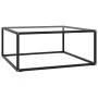 Schwarzer Couchtisch mit gehärtetem Glas 80x80x35 cm von vidaXL, Couchtisch - Ref: Foro24-322875, Preis: 94,78 €, Rabatt: %