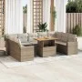 Juego de sofás jardín con cojines beige 10 pzas ratán sintético von , Gartensets - Ref: Foro24-3327082, Preis: 725,24 €, Raba...