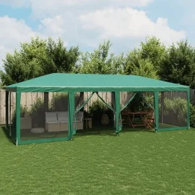 Carpa para fiestas con 12 paredes de malla HDPE verde 8x4 m von , Zelte - Ref: Foro24-4010073, Preis: 208,28 €, Rabatt: %