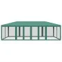 Carpa para fiestas con 12 paredes de malla HDPE verde 8x4 m by , tents - Ref: Foro24-4010073, Price: 208,28 €, Discount: %