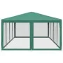 Carpa para fiestas con 12 paredes de malla HDPE verde 8x4 m by , tents - Ref: Foro24-4010073, Price: 208,28 €, Discount: %