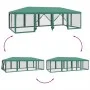 Carpa para fiestas con 12 paredes de malla HDPE verde 8x4 m by , tents - Ref: Foro24-4010073, Price: 208,28 €, Discount: %