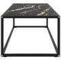 Schwarzer Couchtisch mit schwarzem Marmorglas 120x50x35 cm von vidaXL, Couchtisch - Ref: Foro24-322886, Preis: 100,19 €, Raba...