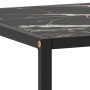 Schwarzer Couchtisch mit schwarzem Marmorglas 120x50x35 cm von vidaXL, Couchtisch - Ref: Foro24-322886, Preis: 100,19 €, Raba...