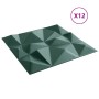 Paneles de pared 12 uds XPS diamanteverde 50x50 cm 3 m² de , Recubrimiento de paredes - Ref: Foro24-4100061, Precio: 40,54 €,...