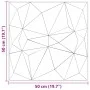 Paneles de pared 12 uds XPS diamanteverde 50x50 cm 3 m² de , Recubrimiento de paredes - Ref: Foro24-4100061, Precio: 41,65 €,...