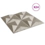 Paneles de pared 24 uds XPS origami Beton 50x50 cm 6 m² de , Recubrimiento de paredes - Ref: Foro24-4100063, Precio: 59,19 €,...