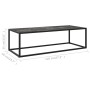Schwarzer Couchtisch mit schwarzem Marmorglas 120x50x35 cm von vidaXL, Couchtisch - Ref: Foro24-322886, Preis: 100,19 €, Raba...
