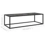 Schwarzer Couchtisch mit schwarzem Marmorglas 120x50x35 cm von vidaXL, Couchtisch - Ref: Foro24-322886, Preis: 98,41 €, Rabat...