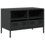 Mueble para TV acero laminado en frío negro 68x39x43,5 cm von , TV-Möbel - Ref: Foro24-851316, Preis: 65,97 €, Rabatt: %
